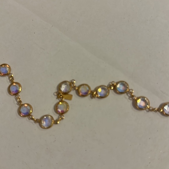 GOLD with bling necklace pre owned - Picture 4 of 5